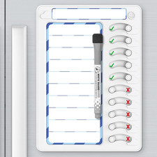Chore Chart for Kids Dry Erase Chore Board ADHD Tools for Kids to Do List Checkl
