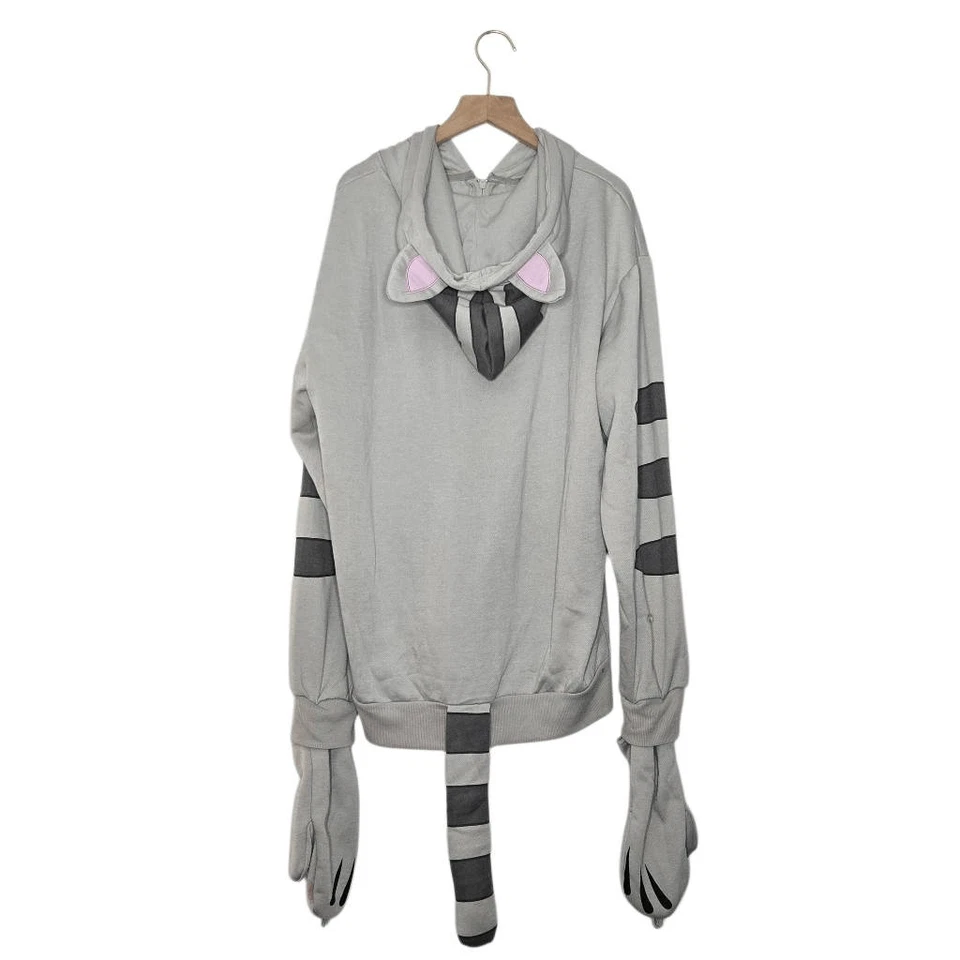 Sudadera con capucha The Big Bang Theory Soft Kitty talla mediana con cremallera unión ondulada Foto 3 de 4