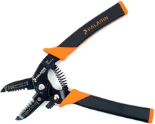 Paladin Tools PA1117 Wire Stripper Tool and Wire Cutter 10-24 AWG | Professional