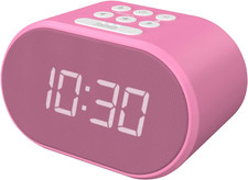 I-Box Alarm Clocks Bedside, Radio Alarm Clock, Mains Powered or Battery, FM Radi