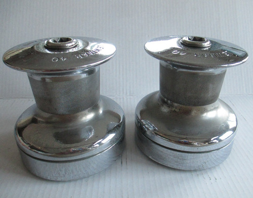 PAIR  #40 Two Speed Lewmar Sailboat Winches      C71