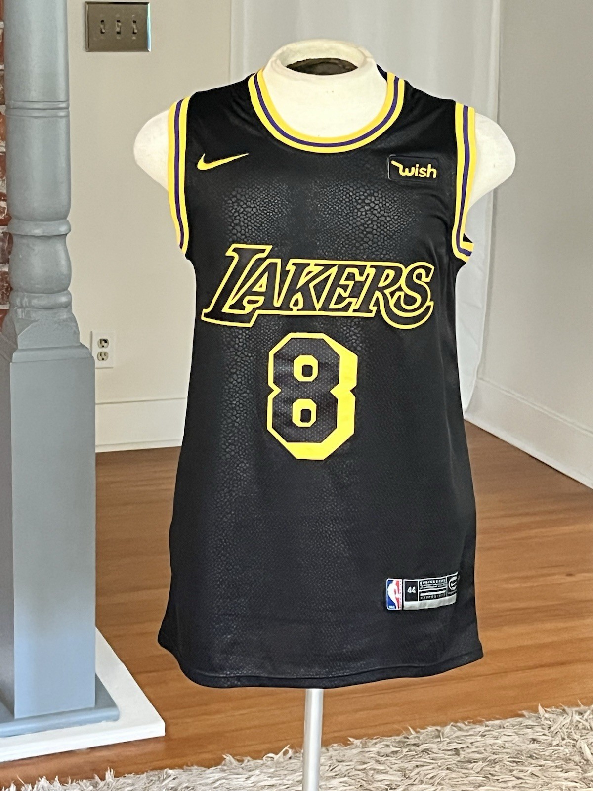 NBA Authentics Kobe Bryant LA Lakers stitched Jersey sz 44