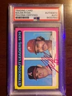 1975 Topps Nolan Ryan Baseball Card 312 PSA Authentic AUTO Signed Red Ink Angels