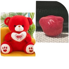 Rare Original Red Skittle Shape Like Teddy Bear&rsquo;s Head