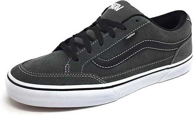 Vans Men's Bearcat Sneaker, Charcoal/White/Black, 9.5 M US