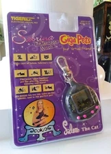 RARE 1997 Tiger Electronics Sabrina the Teenage Witch Giga Pets - Salem Cat MOC