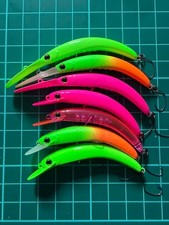 Timmon Pepino 7-Piece Fishing Lure Set Hard Baits, Near Mint, 4-7 Days Ship