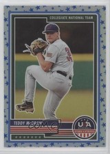 2023 Panini USA Baseball Stars & Stripes Stars Prizm Teddy McGraw #75 fm0