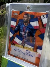2021-22 Topps Chrome Paris Saint-Germain Team Set Soccer Cards Checklist 25