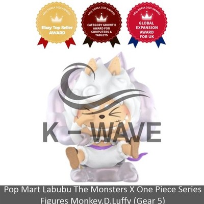 Pop Mart Labubu The Monsters X One Piece Series Figuren Monkey.D.Luffy open-box