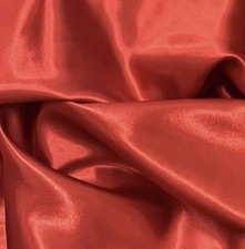 3 Yard Red Crepe Back Shiny Satin Fabric 60  Wide