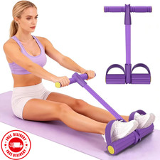 6 Röhren Pedal Widerstandsgerät, Übungsbänder mit Griffen, Pedal Widerstandsband