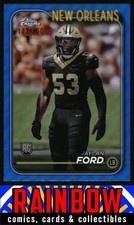 2024 Topps Chrome #269 Jaylan Ford Rookie New Orleans Saints