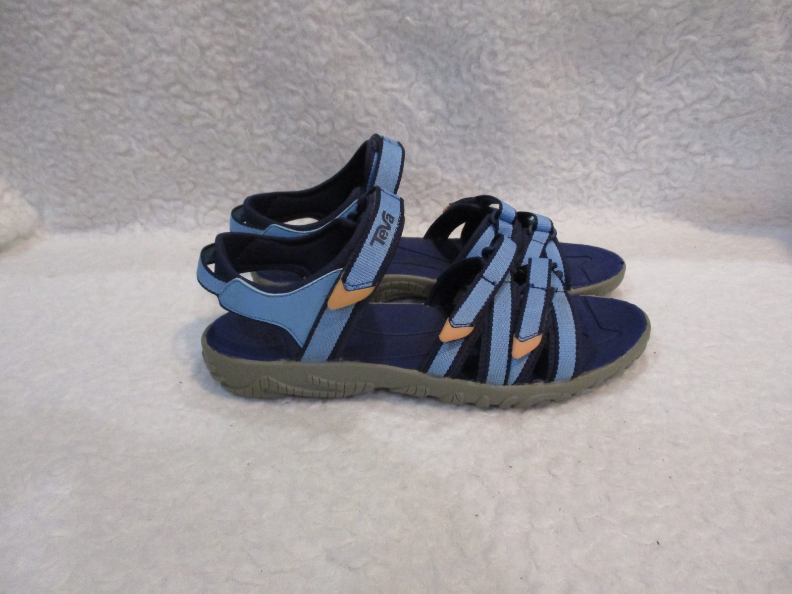 Women's Teva, Blue Nylon, Strappy, Sandals, Shoes, Size 5