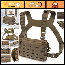 Tactical Chest Rig Pack for Men - Molle Military Chest Bag, Outdoor Gear