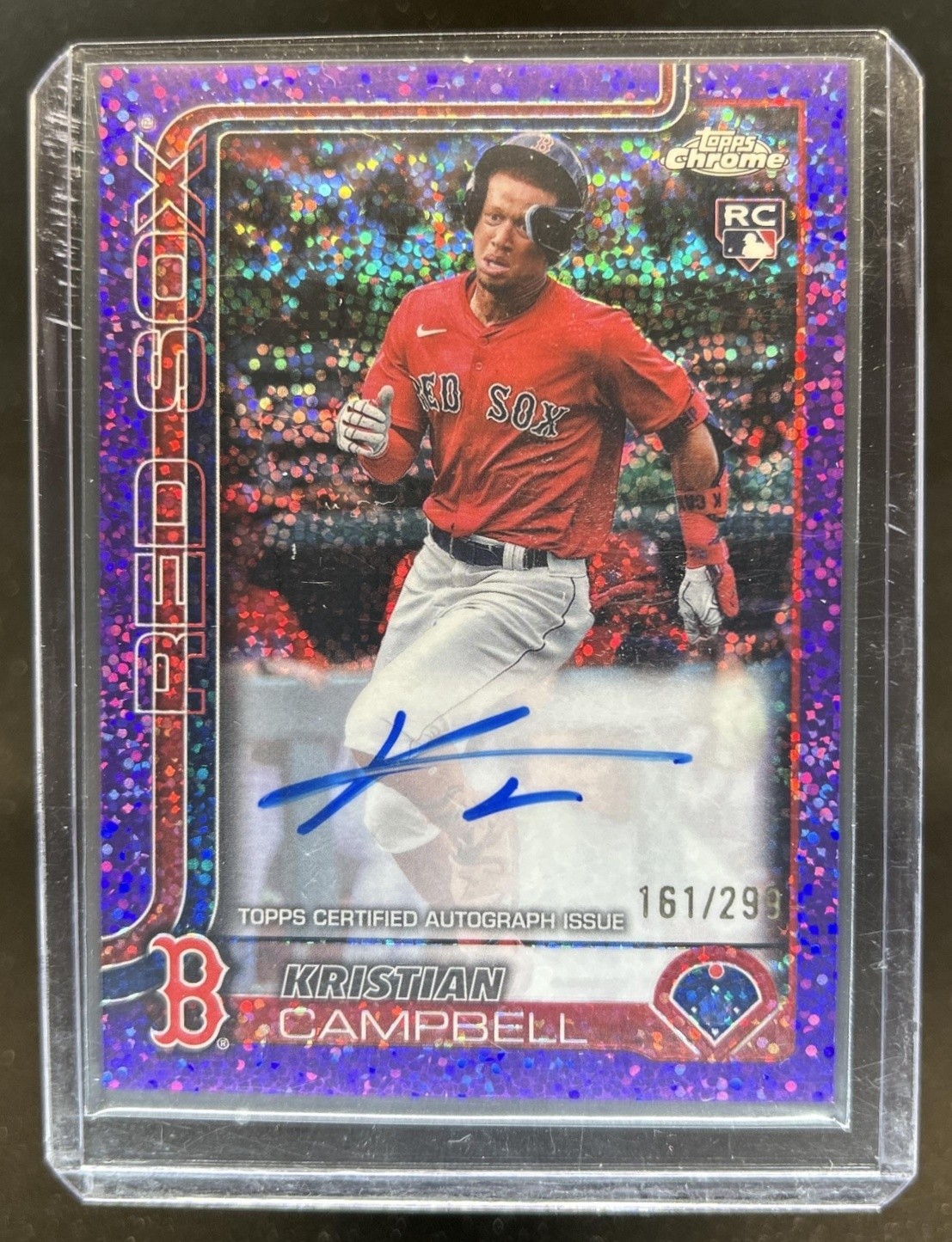 Kristian Campbell 2025 Topps Chrome #RA-KC Rookie Autographs 