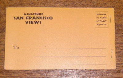 Vintage B&W Souvenir Miniature San Francisco Views