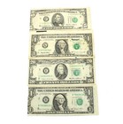 1981-1995 $1 $5 $20 Fed Reserve Note Misaligned Printing Error Lot of 4 #C938-4 — photo 1