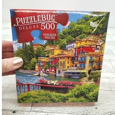 Puzzlebug Deluxe Jigsaw Puzzle 500pc Picturesque Mediterranean Houses New Sealed