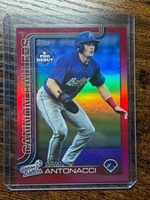 2025 Topps Pro Debut Sam Antonacci Red Foil 08/10 SSP 