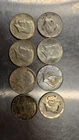 1964 Kennedy Half Dollar, Lot of 8, SILVER 90% coins rare