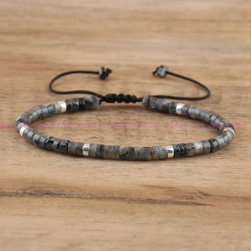 Minimalist Dainty Crystal Assorted Natural Gemstone Beads Healing Reiki Bracelet - Picture 19 of 60