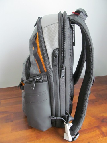 TUMI Alpha Bravo Navigation Backpack, 15" Laptop Pocket, Black, Gray, Orange-NWT - Picture 6 of 20