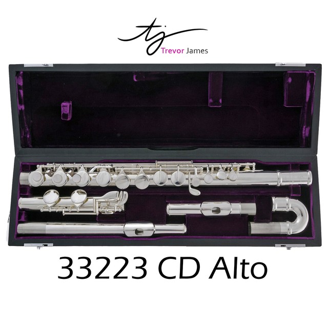 Trevor James Alto Flute 33223CD Performer Series Straight & Curved