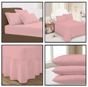 baby pink double bed