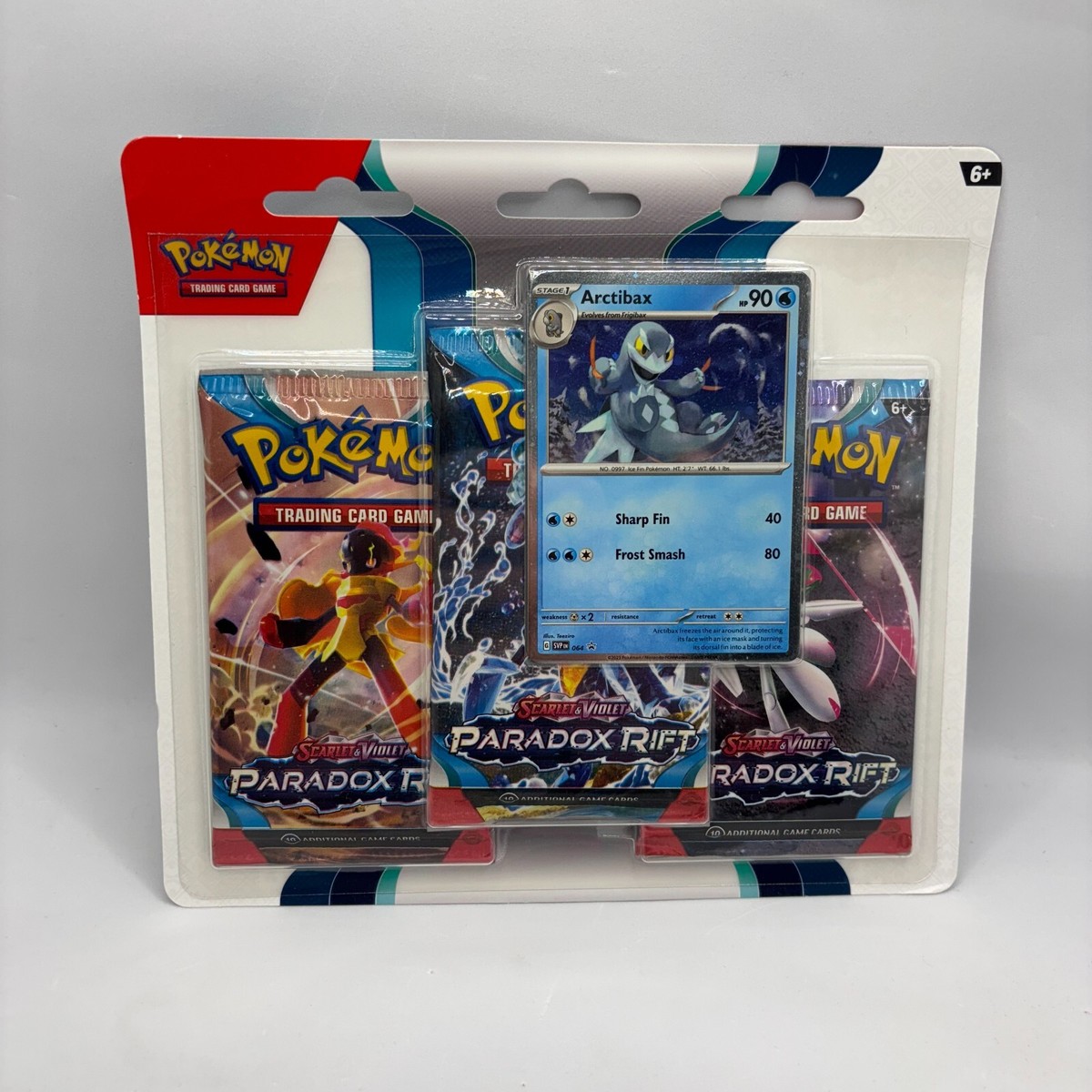 Pokemon TCG - S&V Paradox Rift 3 Pack Blister (Arctibax) - New/Sealed | eBay Pokemon TCG - S&V Paradox Rift 3 Pack Blister (Arctibax) - New/Sealed | eBay