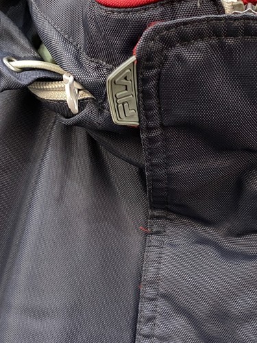 Vintage FILA Mens XL Full Zip Padded Coat Jacket Colourblock Hooded Pockets - Picture 7 of 24