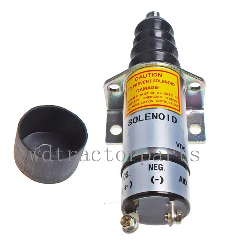 366-06845 12V Shut Off Solenoid Valve Fits For Woodward Lister Petter Engine - Picture 3 of 6