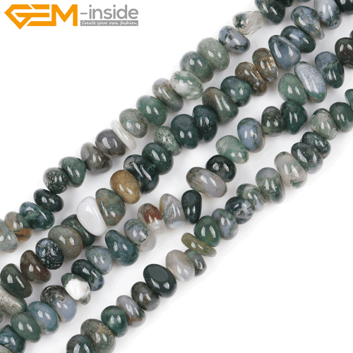 6x8mm Natural Stone Chips Beads For Jewelry Making 15" Wholesasle Loose Beads - Picture 15 of 195