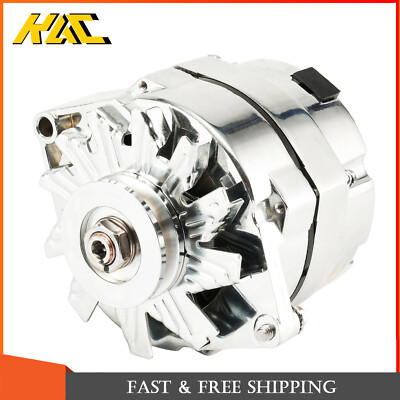 #ad Alternator For Chrome SBC BBC amp; Chevy GM 7127 327 350 396 427 454 100AMP 12V $79.99