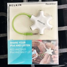 Belkin RockStar Aux Cable 5-Way Splitter for Headphones