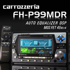 Pioneer Carrozzeria FH-P99MDR 2Din Car Audio CD MD Player Black