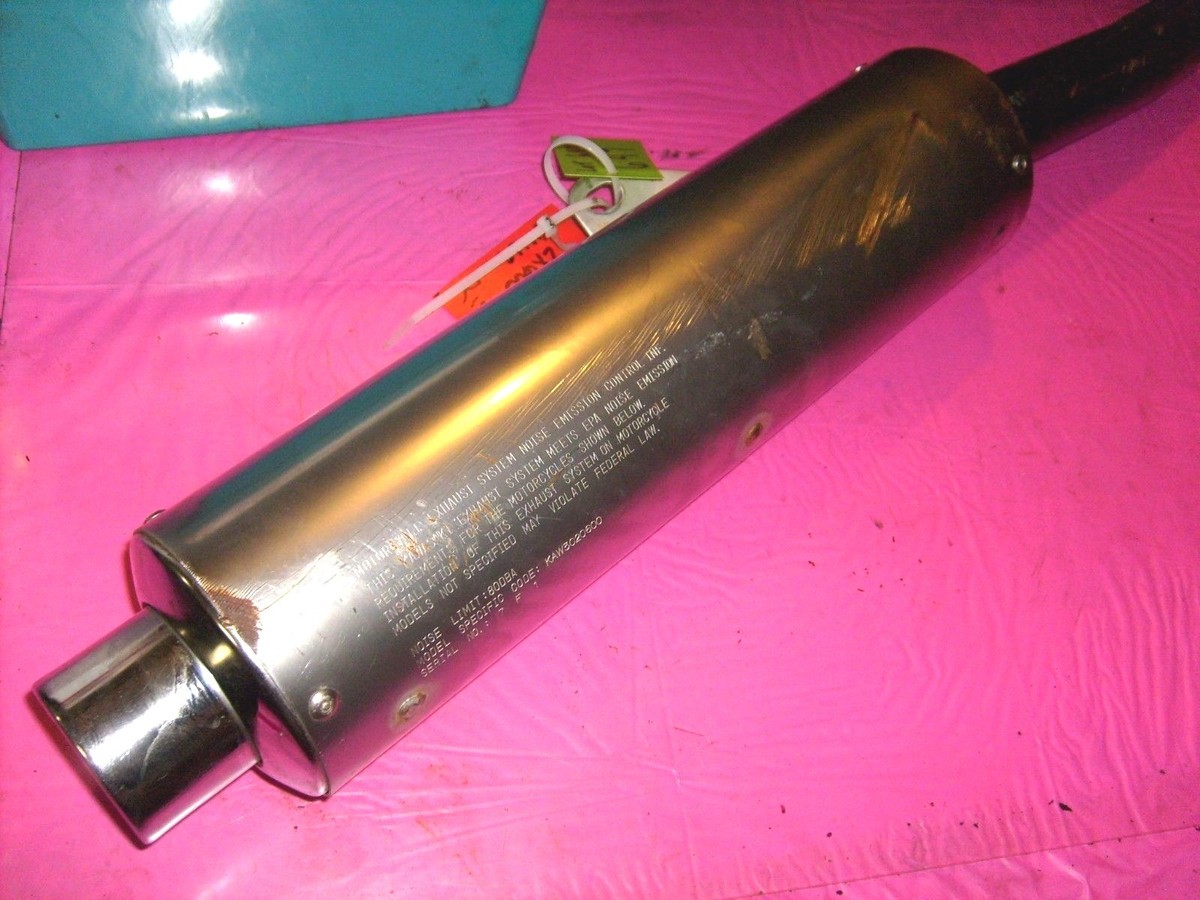 Right muffler ZX600 KAWASAKI 1998 lot 647 | eBay