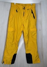 SLALOM Women  s Small Snow pants Ski Snowboarding Pants Yellow Winter