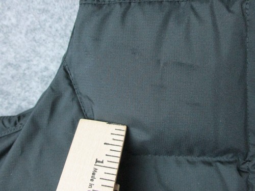 LL Bean Down Puffer Vest Womens 2X Black Nylon Water Repellent DownTek Pertex - Picture 8 of 21