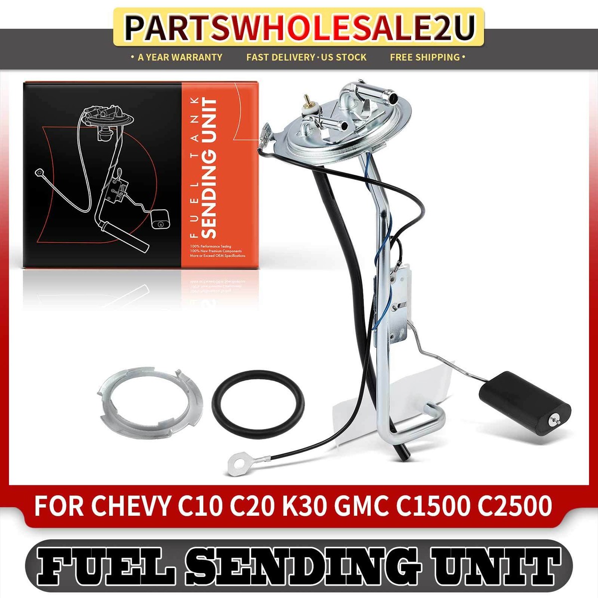 Fuel Tank Sending Unit For 1980-1989 Chevy GMC C10 C20 C30 K10 K20 - 4.1L-7.4L Engines