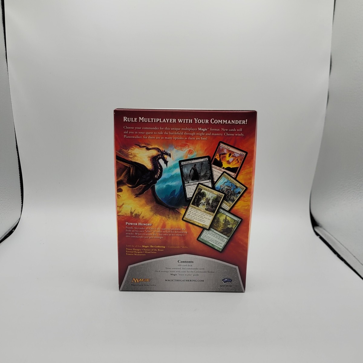 mtg power hungry commander deck Amazon.com: MtG Trading Card Game Commander 2013 Power Hungry EDH Deck  [Sealed Deck] : Toys & Games