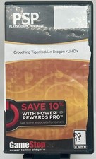Crouching Tiger Hidden Dragon for Sony PSP UMD Video Original Disc W/Generic Ca