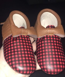 black and red checkered shoes