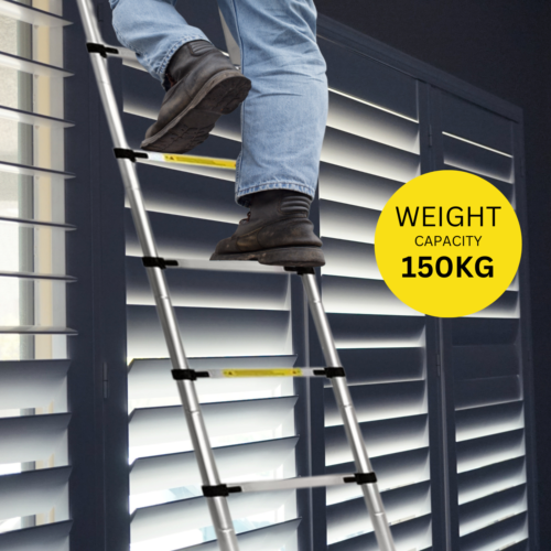 Katashi Telescopic Ladder 2.6M Step Aluminium Extension Portable - Picture 6 of 9