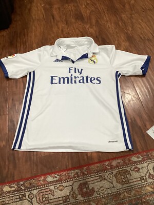 Real Madrid 2016-17 Home Soccer Jersey Ronaldo #7 Adidas Azb001 | eBay