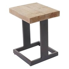 Sitzhocker HWC-A15, Hocker, Tanne rustikal massiv 48x36x32cm