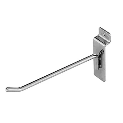 PRIME SHOPFITTINGS SLAT WALL DISPLAY HOOKS Arm Retail Shop hanger 4",6",8",10",12",14" 6mm thick
