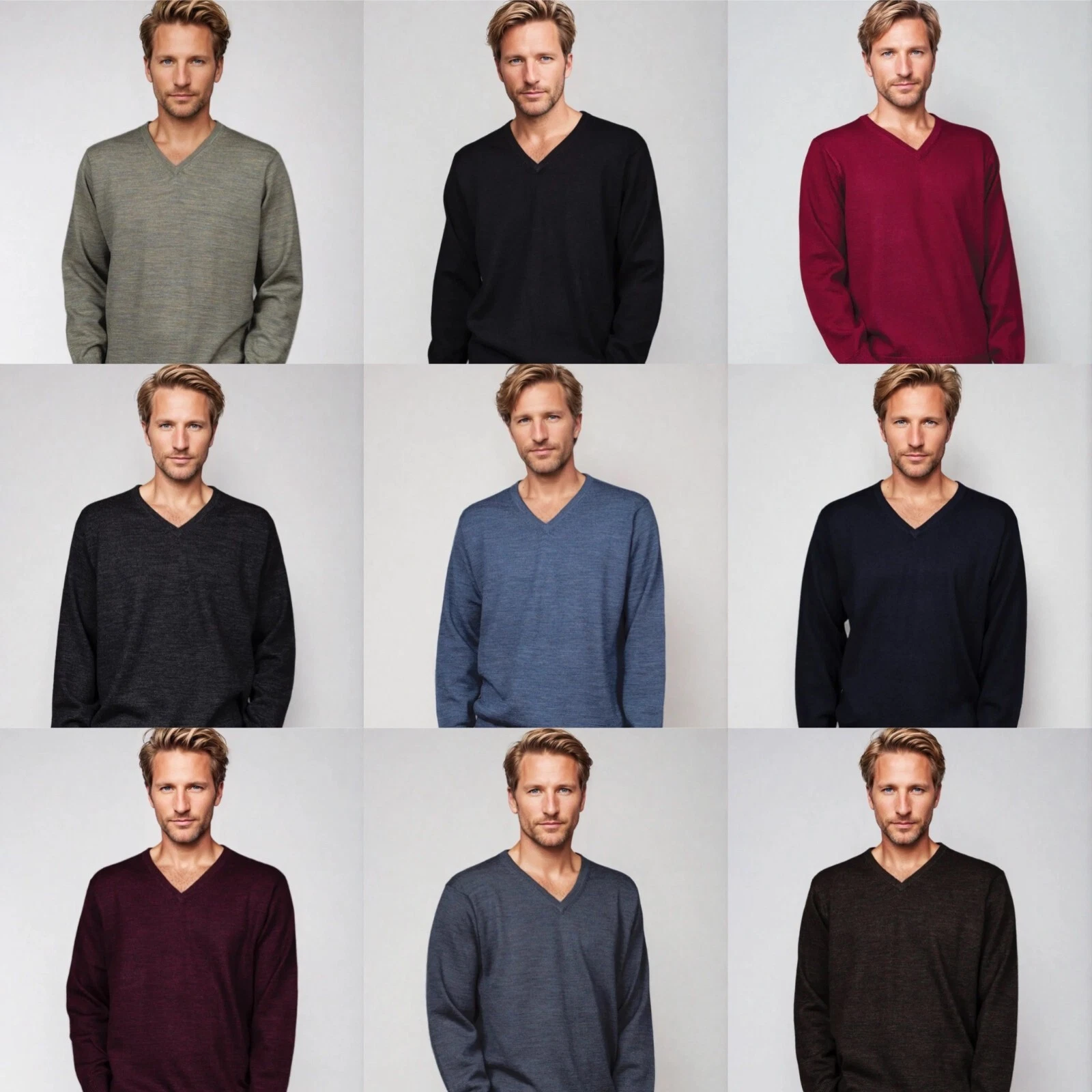 Ansett Superwash Machine Washable Pure Wool V Neck Jumper Pullover Knit Knitwear
Opens in a new wind
