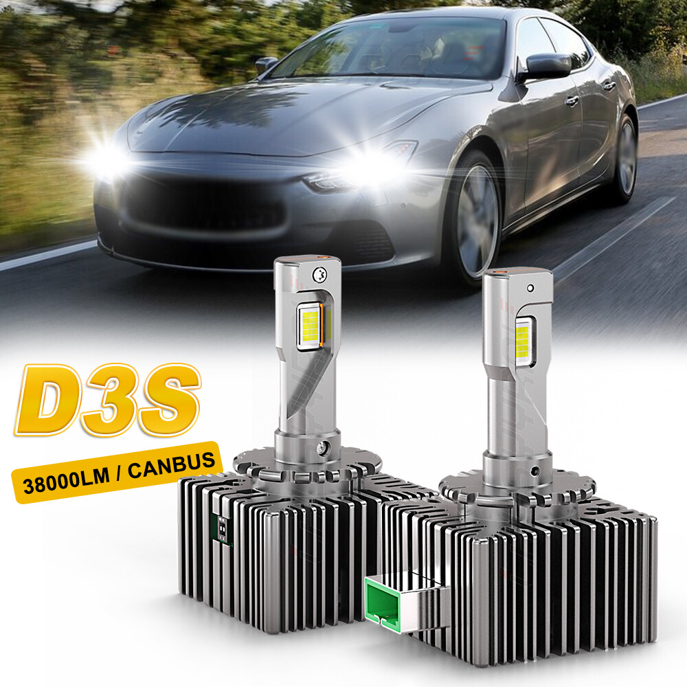 New For 2014-2018 Maserati Ghibli - 2X D3S D3R LED Headlight Bulbs High/Low Beam