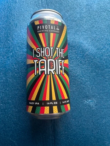 NEW PIVOTAL I SHOT THE TARIFF DONALD TRUMP ERIC CLAPTON MUSIC MIMIC BEER CAN